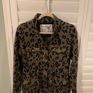 Tabitha Green leopard cotton jacket top